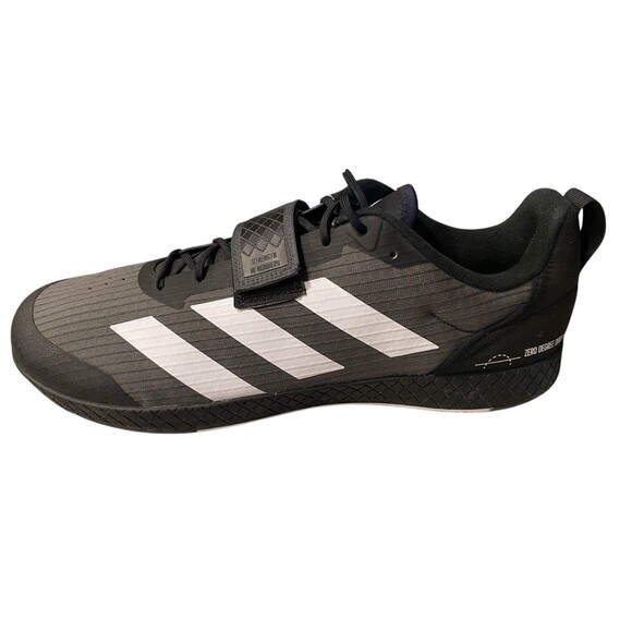 Adidas The Total Trainer Men's 13 Black White Weightlifting Shoes Gym GW6354 - Picture 1 of 9
